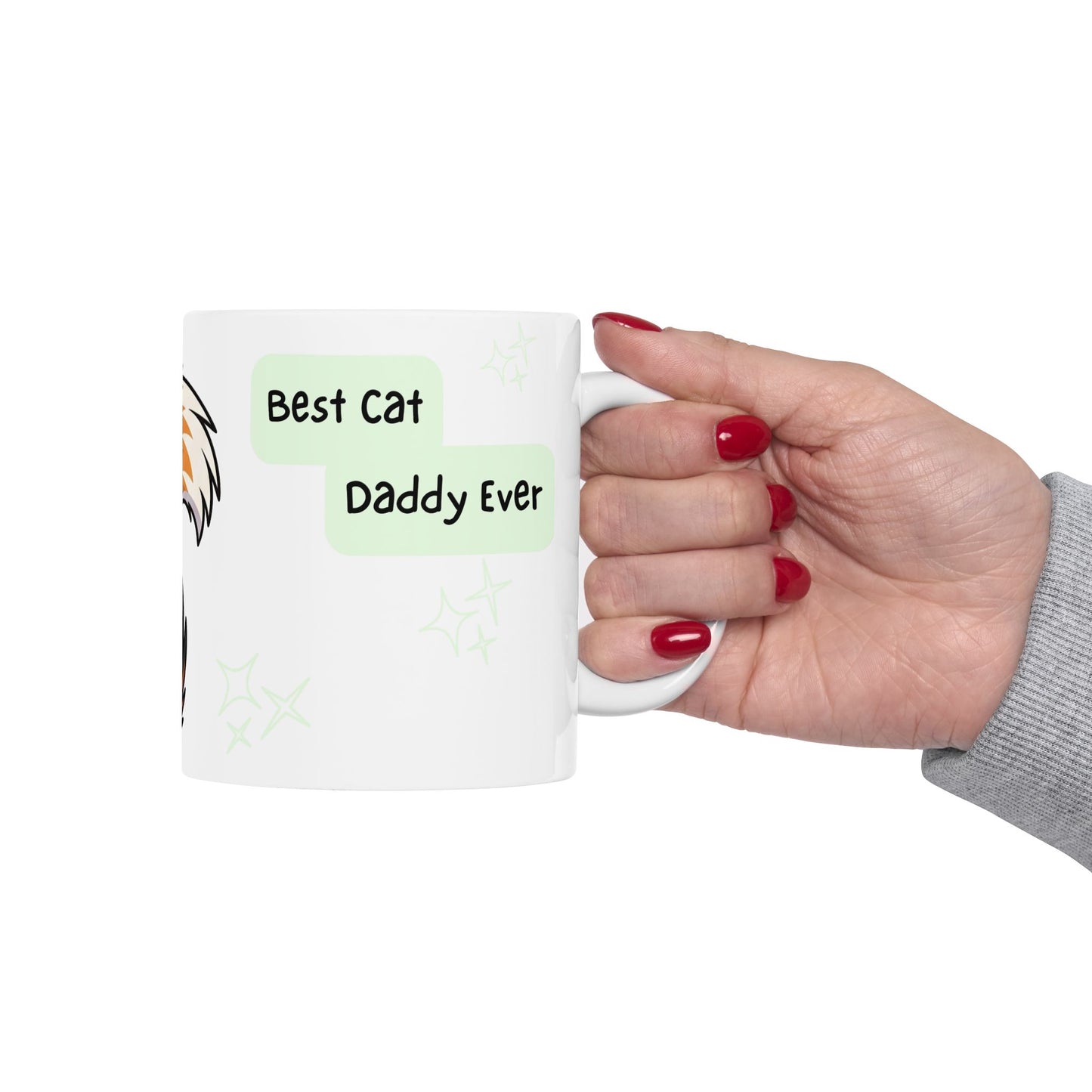 Cat Peek-a-Boo Mug | Best Cat Daddy Gift