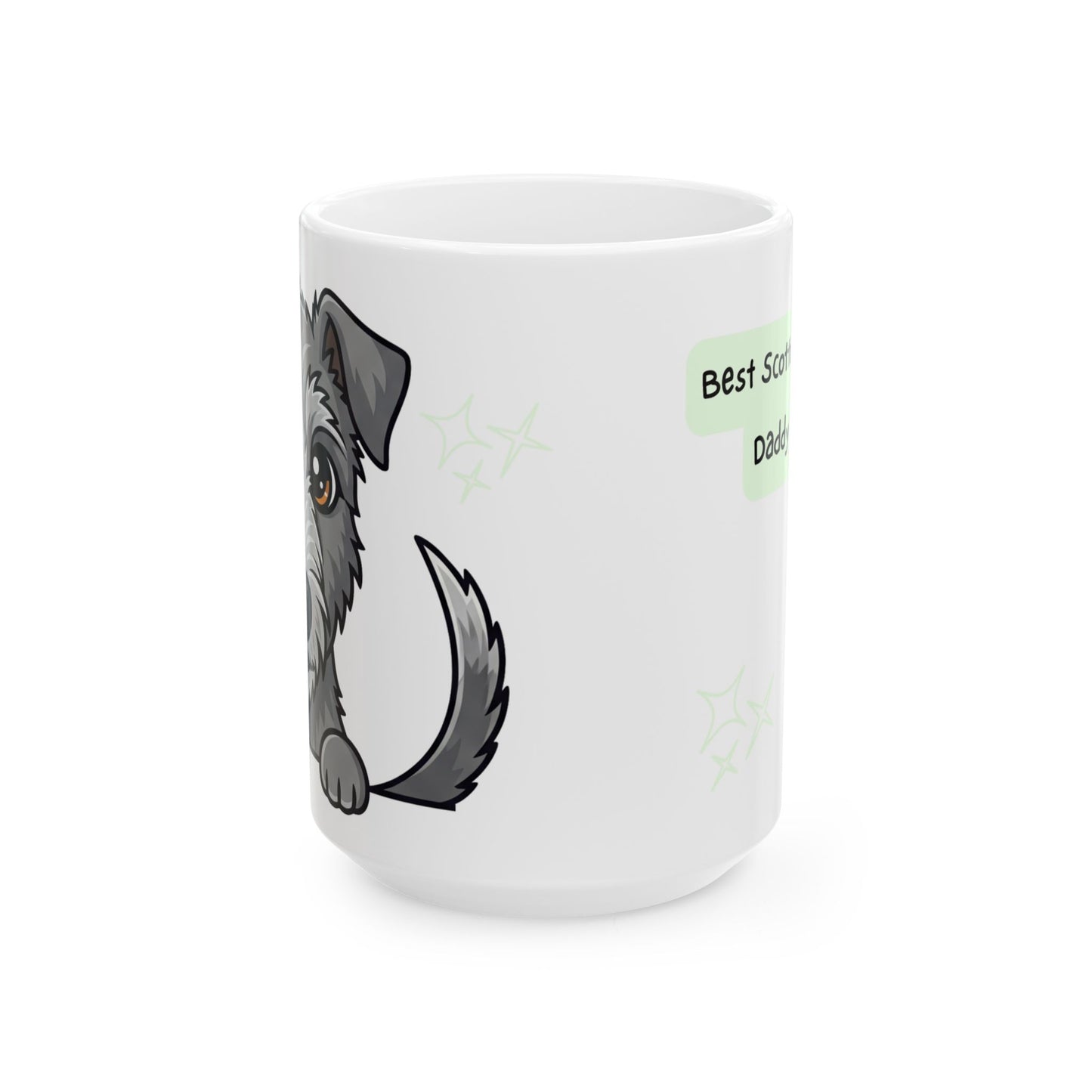 Scottish Deerhound Peek-a-Boo Mug | Best Scottish Deerhound Daddy Gift