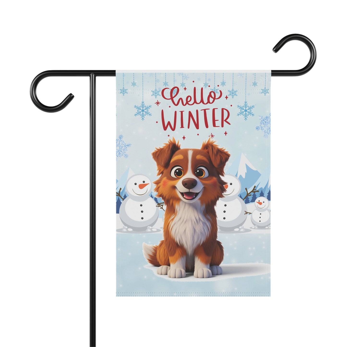 Aussie Hello Winter Garden Banner