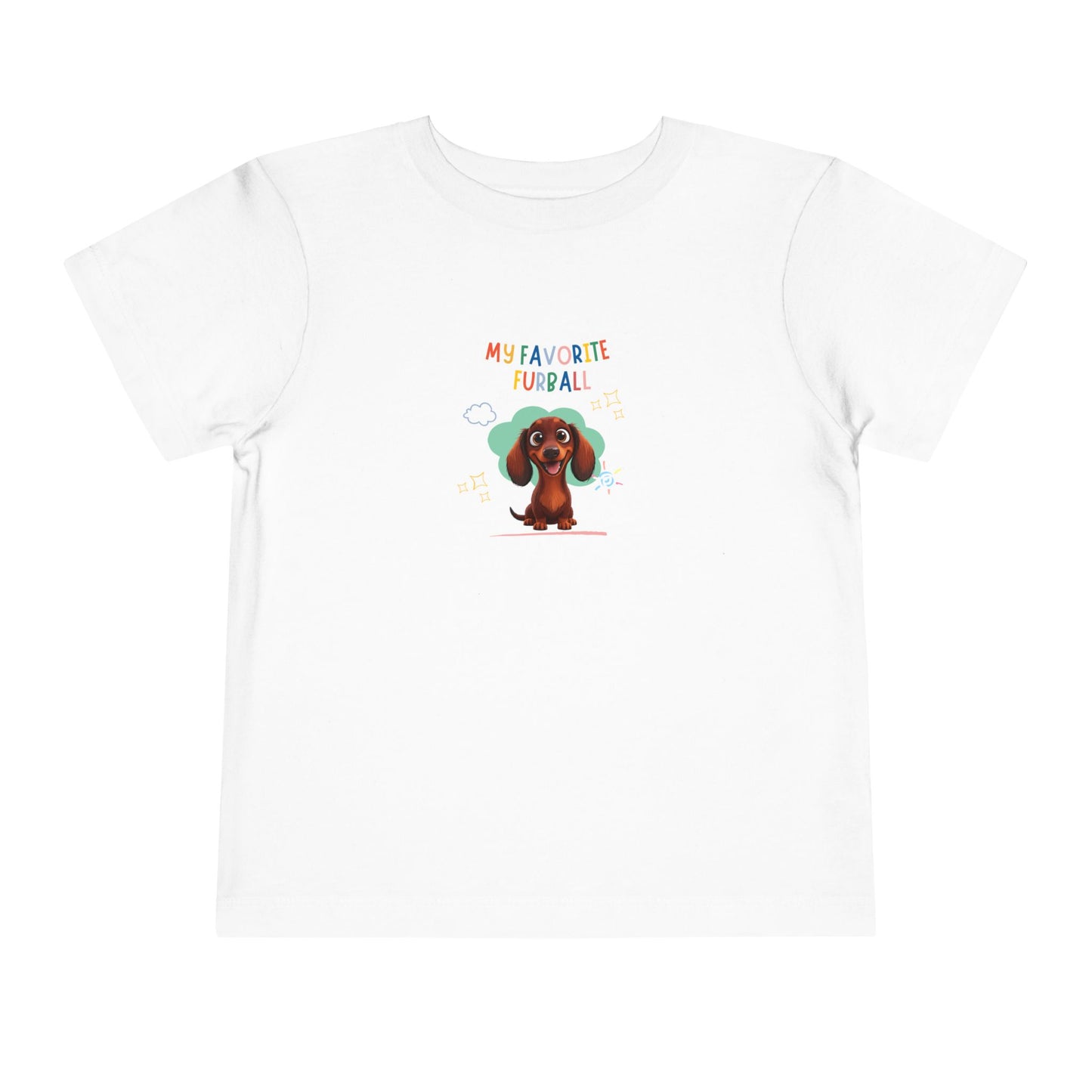 Dacshund Favorite Furball Toddler Tee