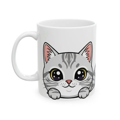 Cat Peek-a-Boo Mug | Best Cat Daddy Gift
