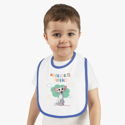 Oriental Shorthair Cat Favorite Furball Baby Bib