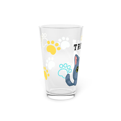 Exotic Shorthair Tiny Trouble Pint Glass